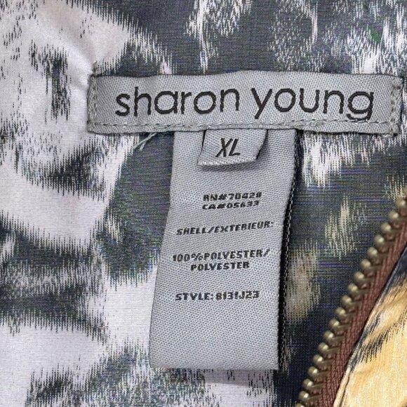 Sharon Young size XL Womens Multi-Pattern Jacket Polyester Blend - Picture 3 of 14